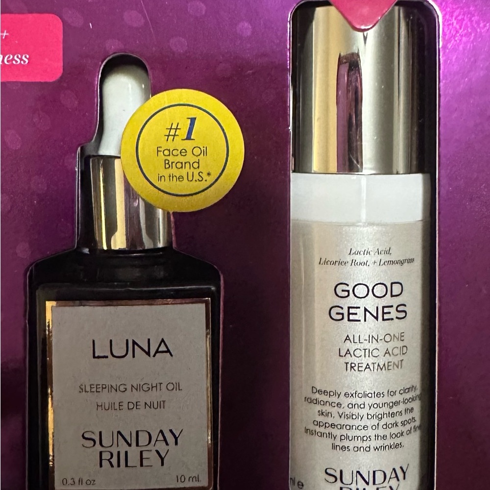 Sunday Riley Luna and Good Genes Skincare Duo